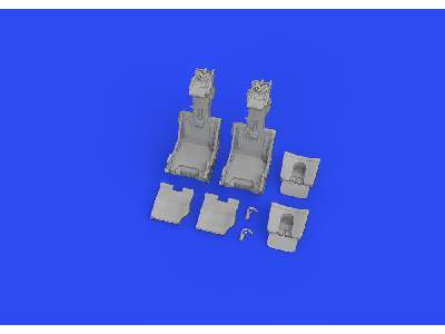 F-4B ejection seats late PRINT 1/48 - Tamiya - zdjęcie 7