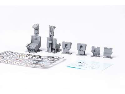 F-4B ejection seats late PRINT 1/48 - Tamiya - zdjęcie 8