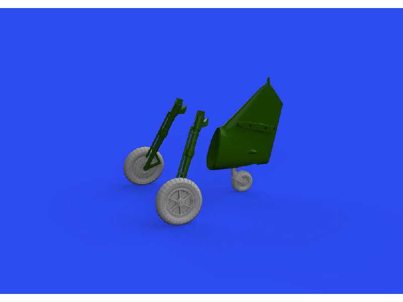 Bf 109G-4 wheels 1/48 - Eduard - zdjęcie 1 Bf 109G-4 wheels 1/48 - Eduard - zdjęcie 1