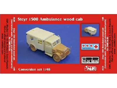 Steyr 1500 Ambulance wood cab - conversion set for Tamiya - zdjęcie 1