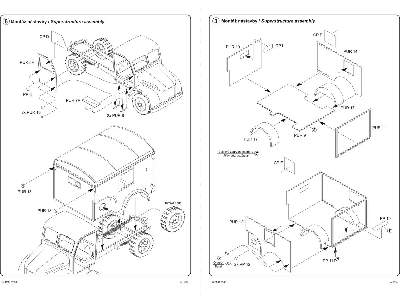 Steyr 1500 Ambulance wood cab - conversion set for Tamiya - zdjęcie 4