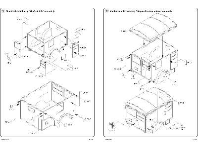 Steyr 1500 Ambulance wood cab - conversion set for Tamiya - zdjęcie 5