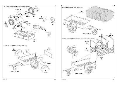 WW II US. Cargo Trailer Ben Hur  Full resin kit 1/48 - zdjęcie 2