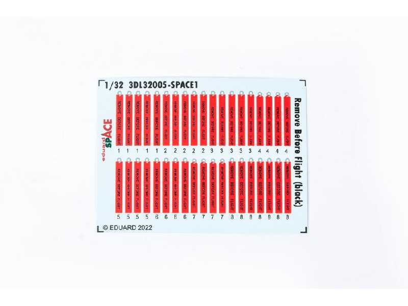 Remove Before Flight (black) SPACE 1/32 - zdjęcie 1 Remove Before Flight (black) SPACE 1/32 - zdjęcie 1