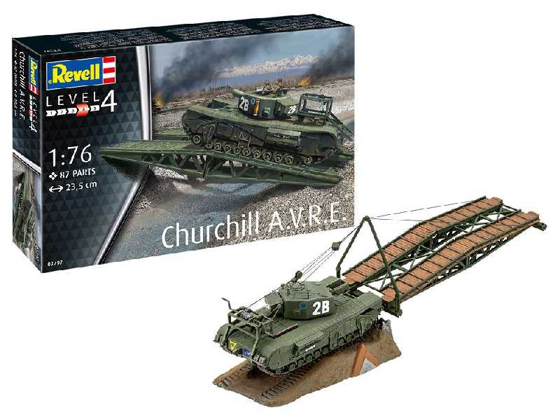 Churchill A.V.R.E. - zdjęcie 1 Churchill A.V.R.E. - zdjęcie 1