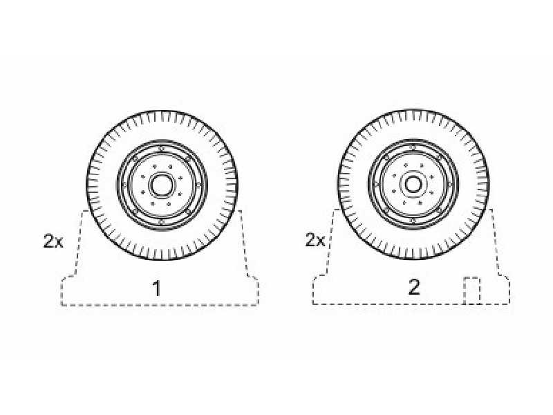 Quad Chevrolet 4x4 - wheels 10.5x20 General Purpose (Dunlop) for - zdjęcie 1