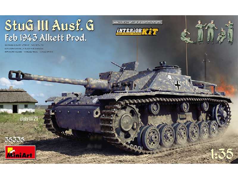 Stug Iii Ausf. G Feb 1943 Alkett Prod. Interior Kit - zdjęcie 1 Stug Iii Ausf. G Feb 1943 Alkett Prod. Interior Kit - zdjęcie 1