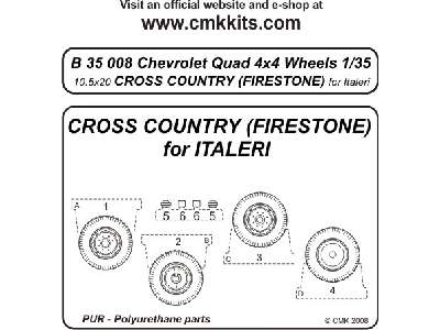 Quad Chevrolet 4x4 - wheels 10.5x20 Cross Country (Firestone) fo - zdjęcie 2