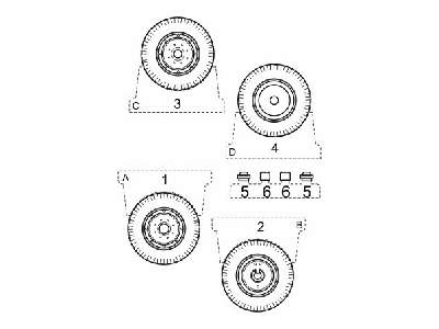 Quad Ford 4x4 - wheels 10.5x20 Cross Country (Firestone) for Tam - zdjęcie 1