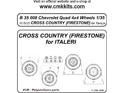 Quad Ford 4x4 - wheels 10.5x20 Cross Country (Firestone) for Tam - zdjęcie 2