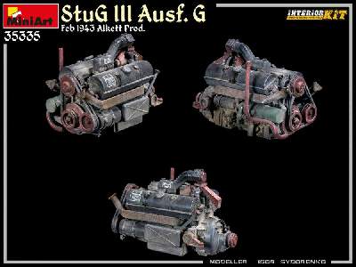 Stug Iii Ausf. G  Feb 1943 Alkett Prod. Interior Kit - zdjęcie 97