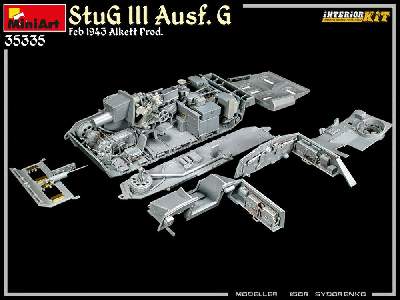 Stug Iii Ausf. G  Feb 1943 Alkett Prod. Interior Kit - zdjęcie 136