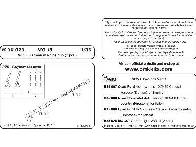 MG 15 German Machine gun WW II (2 pcs.) - zdjęcie 2