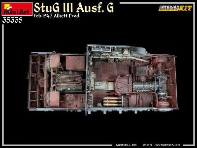 Stug Iii Ausf. G  Feb 1943 Alkett Prod. Interior Kit - zdjęcie 144