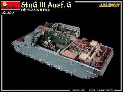 Stug Iii Ausf. G  Feb 1943 Alkett Prod. Interior Kit - zdjęcie 146