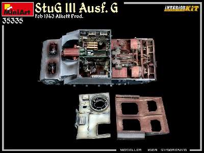 Stug Iii Ausf. G  Feb 1943 Alkett Prod. Interior Kit - zdjęcie 147