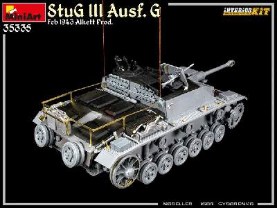 Stug Iii Ausf. G  Feb 1943 Alkett Prod. Interior Kit - zdjęcie 157