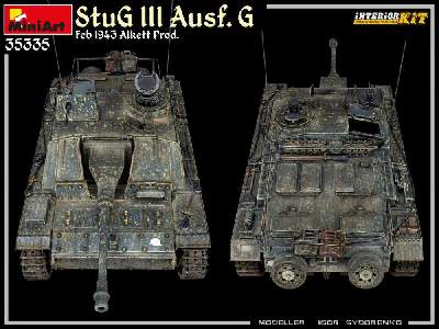 Stug Iii Ausf. G  Feb 1943 Alkett Prod. Interior Kit - zdjęcie 171