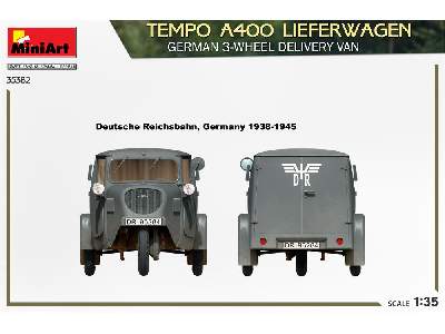 Tempo A400 Lieferwagen. German 3-wheel Delivery Van - zdjęcie 7