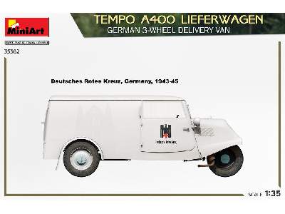 Tempo A400 Lieferwagen. German 3-wheel Delivery Van - zdjęcie 8