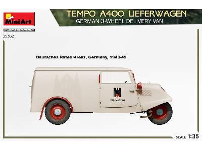 Tempo A400 Lieferwagen. German 3-wheel Delivery Van - zdjęcie 10