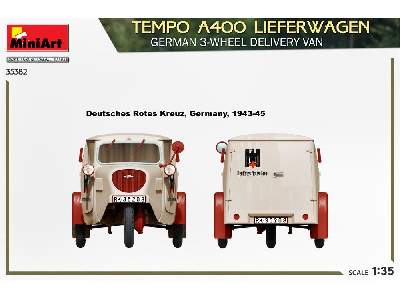 Tempo A400 Lieferwagen. German 3-wheel Delivery Van - zdjęcie 11