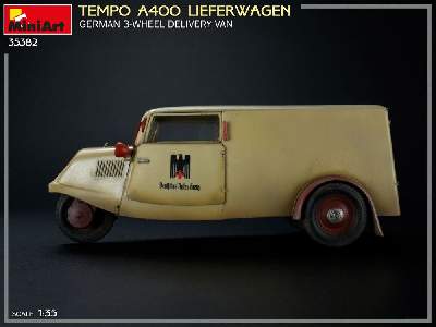 Tempo A400 Lieferwagen. German 3-wheel Delivery Van - zdjęcie 24