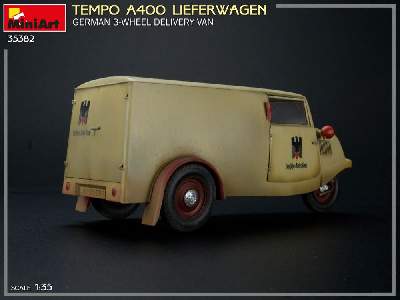 Tempo A400 Lieferwagen. German 3-wheel Delivery Van - zdjęcie 25