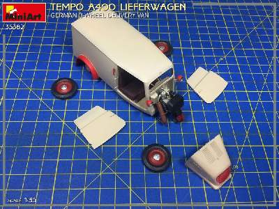 Tempo A400 Lieferwagen. German 3-wheel Delivery Van - zdjęcie 35