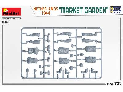&#8220;market Garden&#8221; Netherlands 1944. Resin Heads - zdjęcie 4