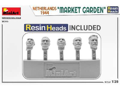&#8220;market Garden&#8221; Netherlands 1944. Resin Heads - zdjęcie 7
