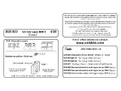 US fuel can WW II (6.pcs) - zdjęcie 2