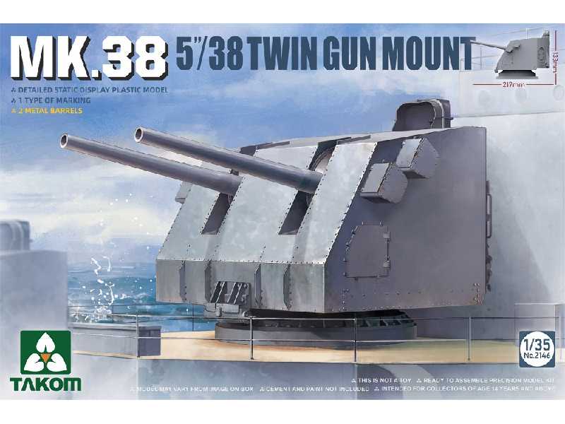 MK.38 5"/38 dwulufowa wieża artyleryjska - zdjęcie 1 MK.38 5"/38 dwulufowa wieża artyleryjska - zdjęcie 1