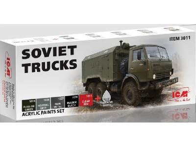 Sowieckie ciężarówki - zestaw farbek - zdjęcie 1