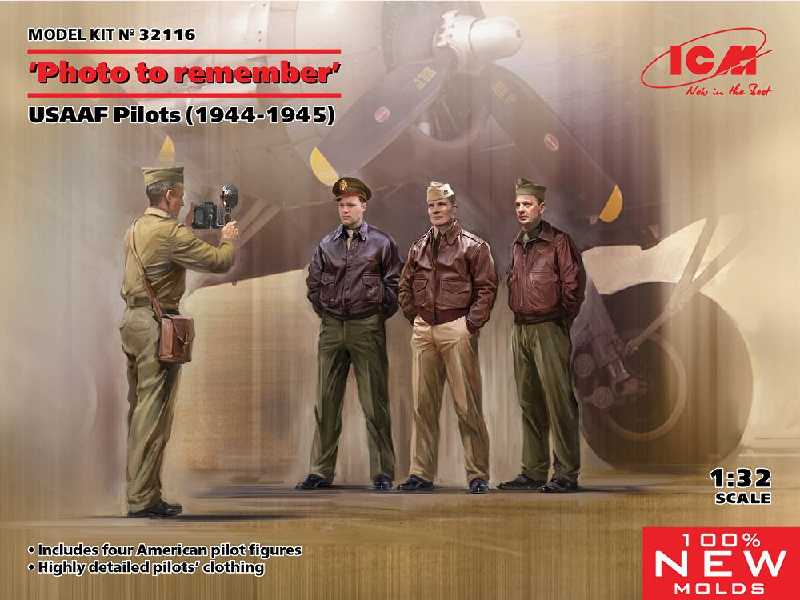 ”photo To Remember” Usaaf Pilots (1944-1945) - zdjęcie 1 ”photo To Remember” Usaaf Pilots (1944-1945) - zdjęcie 1