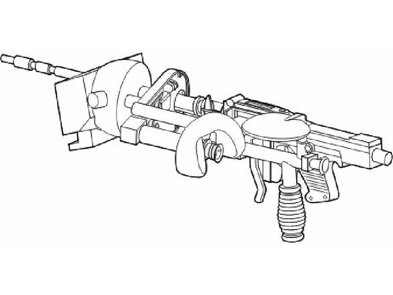 MG 34 WW II - German tank mounted machine gun - zdjęcie 1