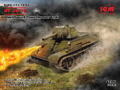 от-34/76 WWII Soviet Flamethrower Tank - zdjęcie 1