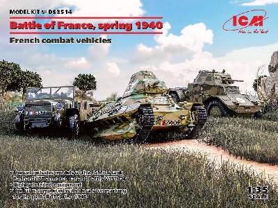 Battle Of France, Spring 1940 (Panhard 178 Amd-35, Fcm 36, Laffl - zdjęcie 1