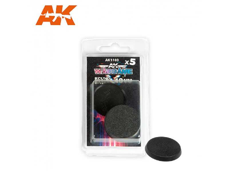 Round Base 40mm X5 Units - zdjęcie 1 Round Base 40mm X5 Units - zdjęcie 1