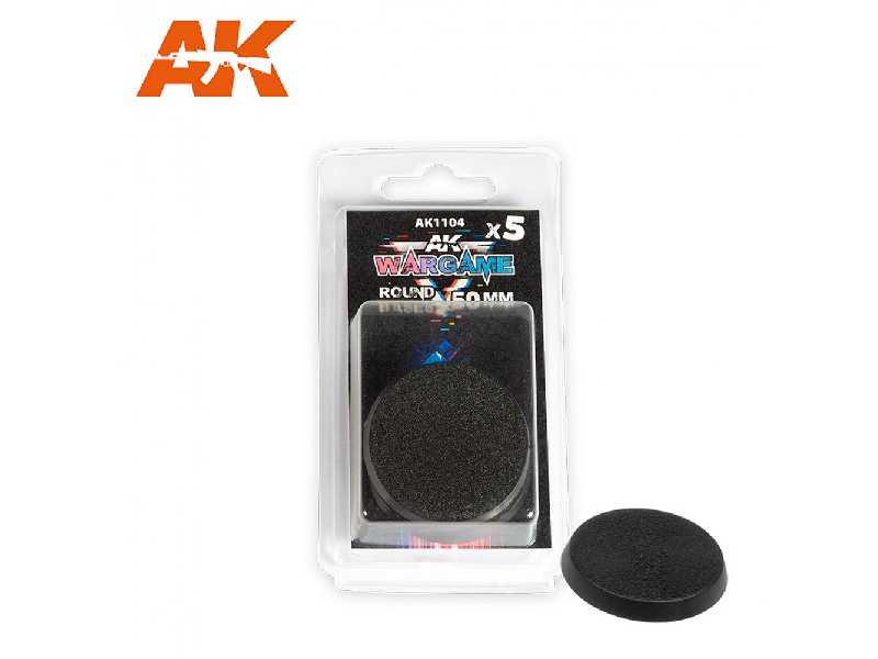 Round Base 50mm X5 Units - zdjęcie 1 Round Base 50mm X5 Units - zdjęcie 1