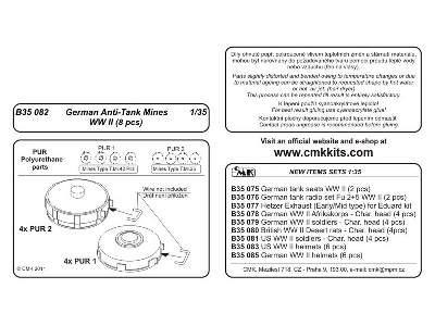 German Anti-Tank Mines WW II (6 pcs) - zdjęcie 2