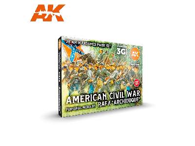 Ak 11764 Rafa "archiduque" - Special 28mm American Civil War Paint Set - zdjęcie 1