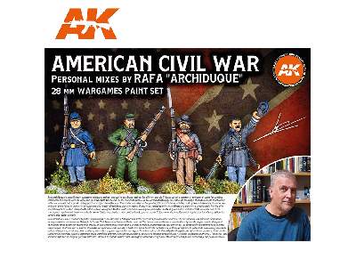 Ak 11764 Rafa "archiduque" - Special 28mm American Civil War Paint Set - zdjęcie 3