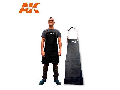 Ak Work Apron - Black - zdjęcie 3