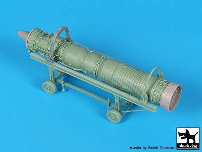 Mirage F1ct/Cr Engine + Trolley For Kitty Hawk - zdjęcie 5