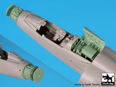 Mirage F1 Radar + Spine Electronic For Kitty Hawk - zdjęcie 2