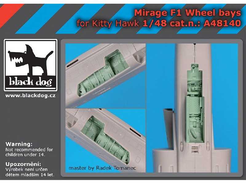 Mirage F1 Wheel Bays For Kitty Hawk - zdjęcie 1 Mirage F1 Wheel Bays For Kitty Hawk - zdjęcie 1