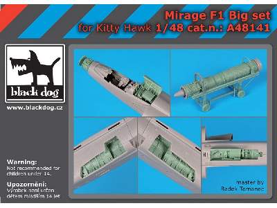 Mirage F1 Big Set For Kitty Hawk - zdjęcie 1