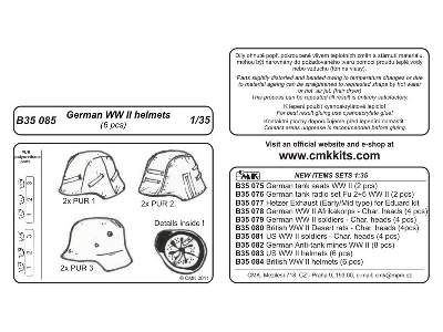 German WW II Helmets (6 pcs) - zdjęcie 2