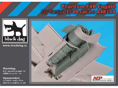 Phantom F4b Engine For Tamiya - zdjęcie 1